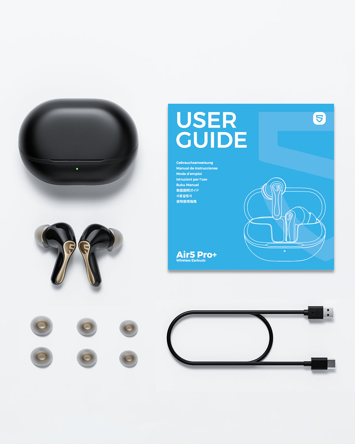 Air5 Pro+ TWS Earbuds — xMEMS + 10mm Drivers, Hi-Res Audio, LDAC & aptX Lossless