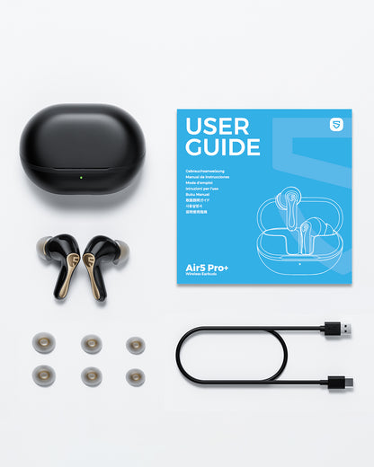 Air5 Pro+ TWS Earbuds — xMEMS + 10mm Drivers, Hi-Res Audio, LDAC & aptX Lossless