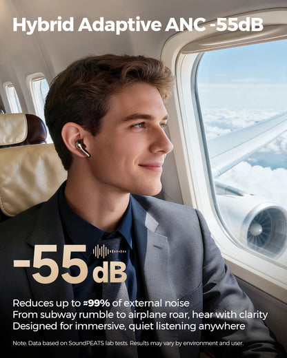 Air5 Pro+ TWS Earbuds — xMEMS + 10mm Drivers, Hi-Res Audio, LDAC & aptX Lossless